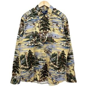 Polo Ralph Lauren Classic Fit Autumn Flight Duck Print Twill Workshirt Men’s XL
